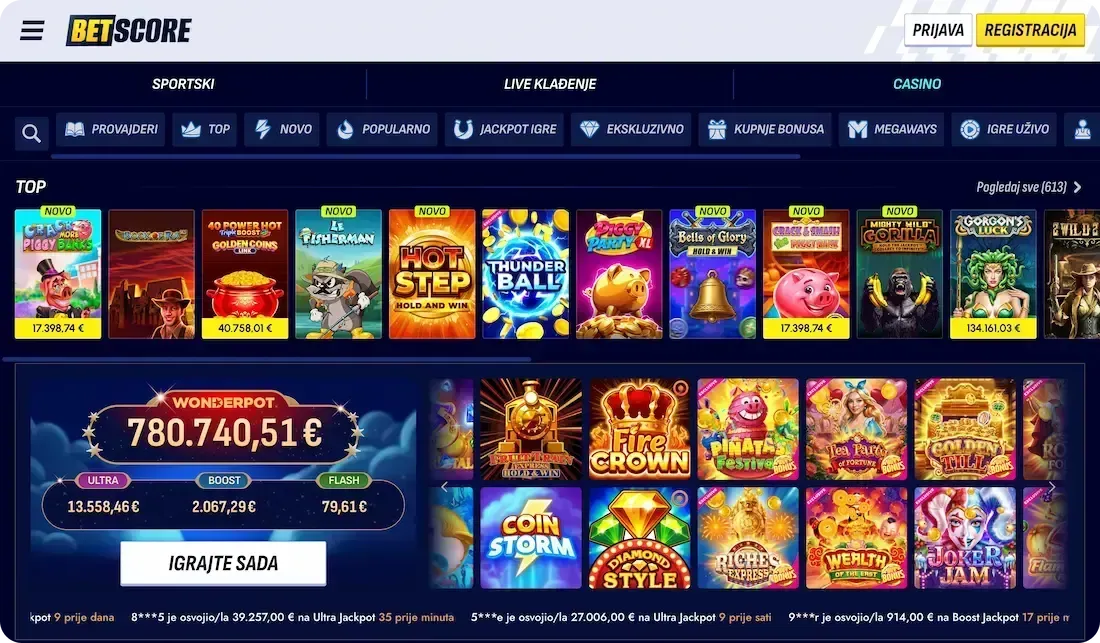 betscore casino igre